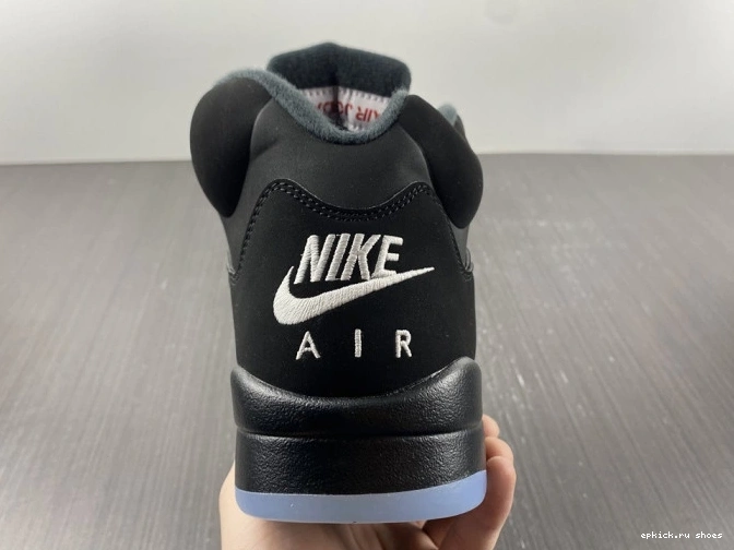 Rep 845035-003 Metallic (2016) Retro Black Jordan 5 0825